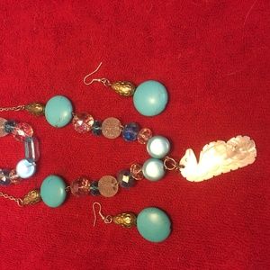 Handmade Acrylic Bead Necklace Set